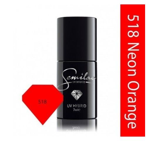 Lakier hybrydowy Semilac Neon Orange (Margaret) 7 ml