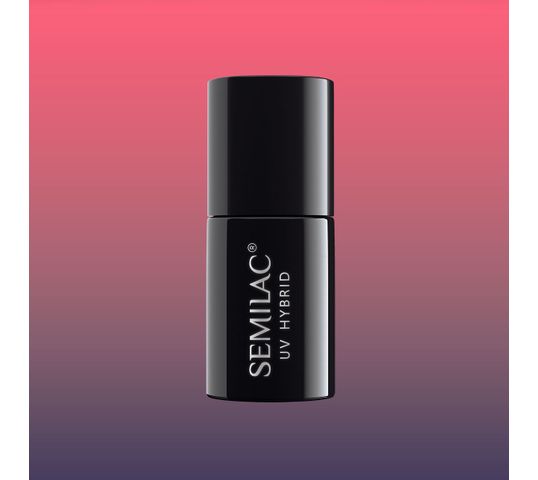 Lakier hybrydowy Semilac Thermal 645 Navy & Pink 7 ml