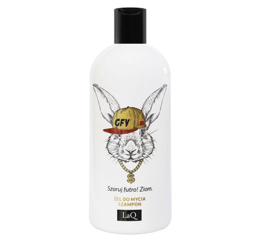LaQ Żel do mycia ciała i szampon do włosów 2w1 Królik 300ml