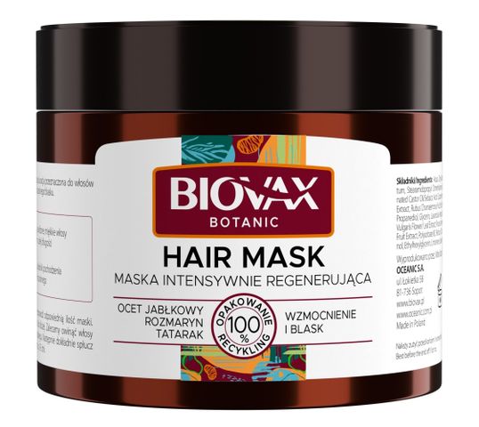 Biovax Botanic octowa regenerująca maska do włosów (250 ml)