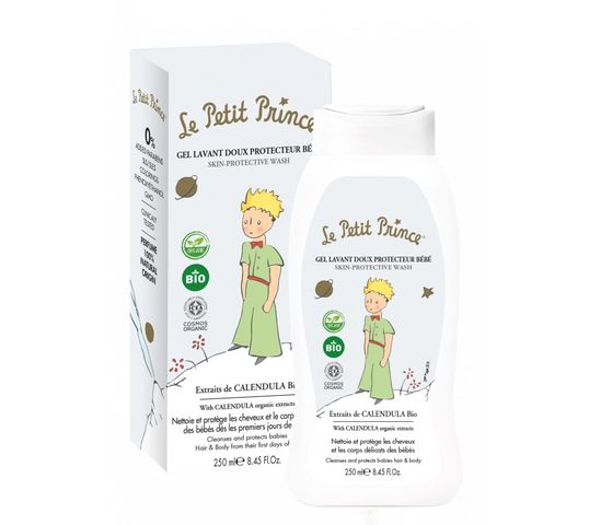 Le Petit Prince Skin-Protective Wash ochronny organiczny żel do mycia ciała i włosów dla dzieci (250 ml)