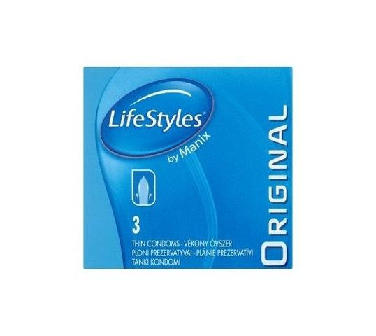 LifeStyles by Manix Original prezerwatywy lateksowe 3szt