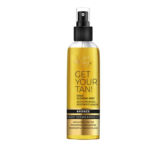 Lift4Skin Get Your Tan! złota mgiełka rozświetlająca (150 ml)