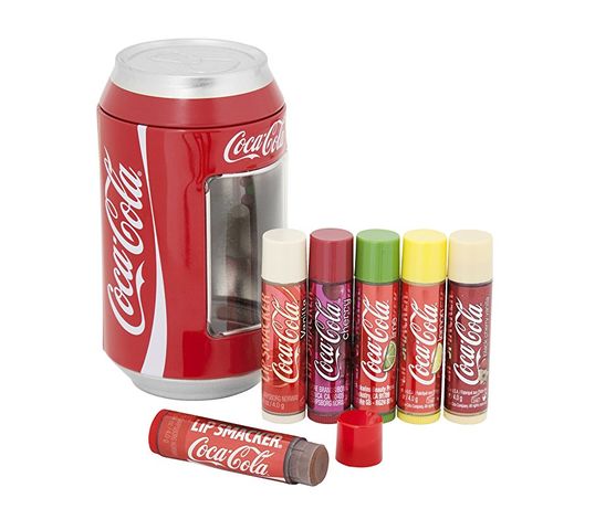 Lip Smacker Flavoured Lip Balm Collection błyszczyki do ust Coca-Cola Mix  puszka 6x4g