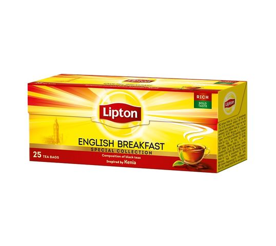 Lipton English Breakfast herbata czarna 25 torebek 50g