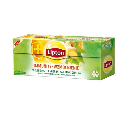 Lipton Herbata funkcjonalna Wzmocnienie 20 torebek 32g