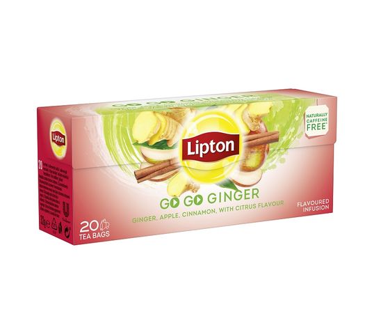 Lipton Herbata owocowa Go Go Ginger 20 torebek 32g