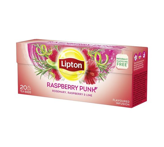 Lipton Herbata owocowa Raspberry Punk 20 torebek 32g