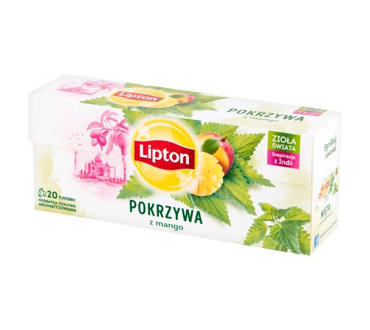 Lipton Herbata ziołowa Pokrzywa z Miętą 20 torebek 26g