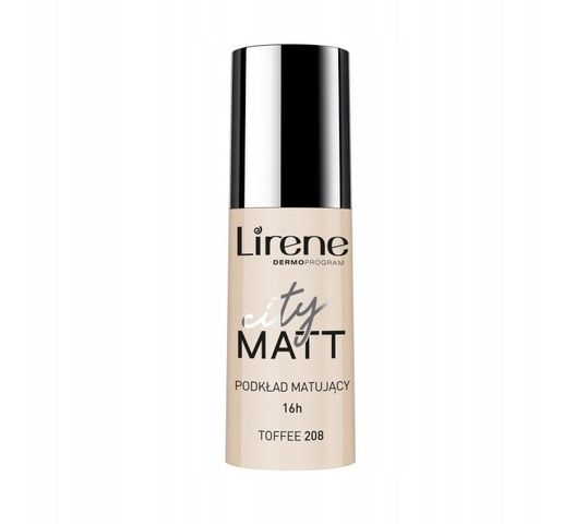 Lirene City Matt podkład matujący do twarzy 208 Toffee (30 ml)