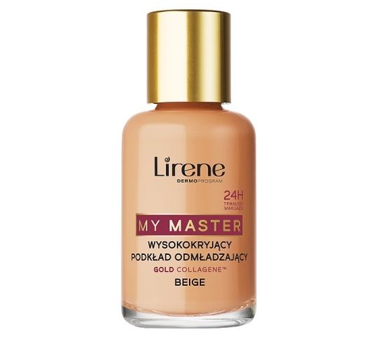 Lirene My Master wysokokryjący podkład odmładzający Beige (30 ml)