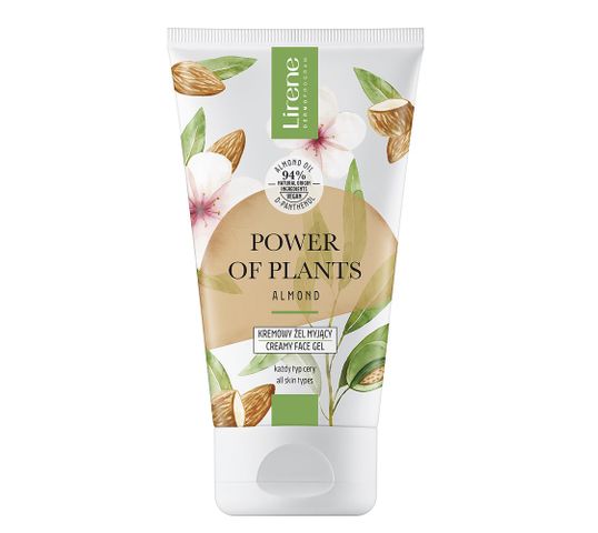 Lirene Power of Plants kremowy żel myjący Migdał (150 ml)
