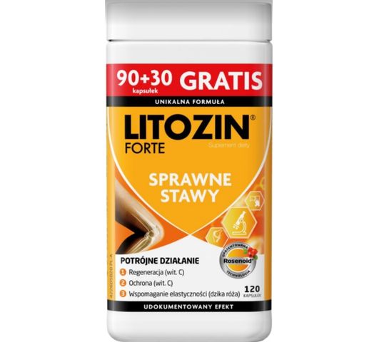 Litozin Forte sprawne stawy suplement diety (120 kapsułek)