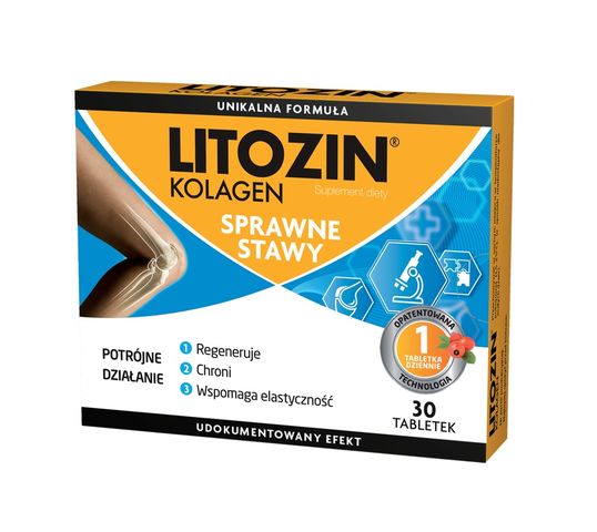 Litozin Kolagen sprawne stawy suplement diety (30 tabletek)