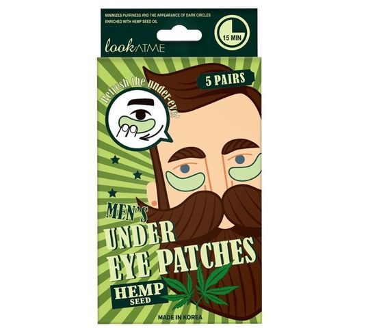 Look At Me Men’s Under Eye Patches płatki pod oczy dla mężczyzn Hemp Seed 5 par