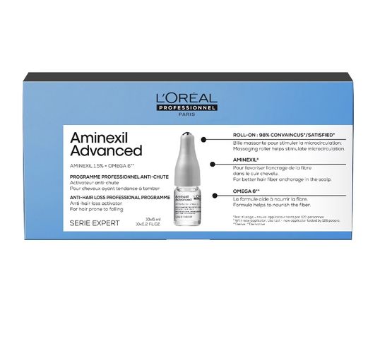 L'Oreal Professionnel Serie Expert Aminexil Advanced zaawansowana kuracja przeciw wypadaniu włosów 10x6ml