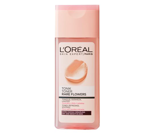 L'Oreal Skin Expert tonik do twarzy oczyszczający Rare Flowers do skóry suchej i wrażliwej 200 ml