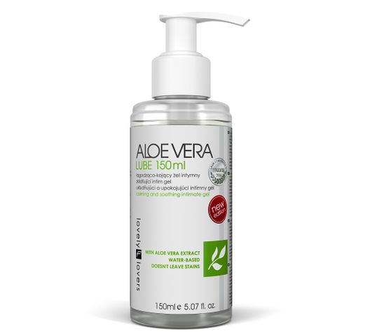 Lovely Lovers Aloe Vera Lube kojąco-łagodzący żel intymny z aloesem (150 ml)
