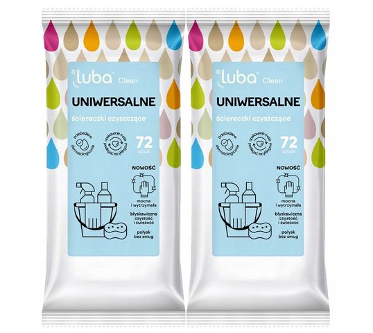 Luba Clean uniwersalne ściereczki czyszczące 2x72szt.