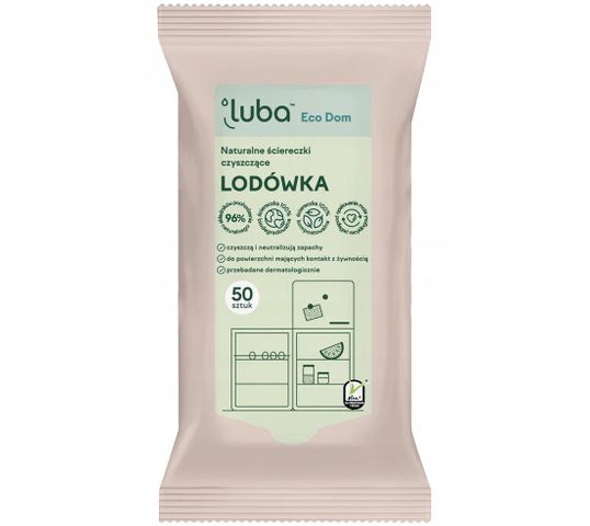 Luba Eco Dom naturalne ściereczki czyszczące Lodówka (50 szt.)