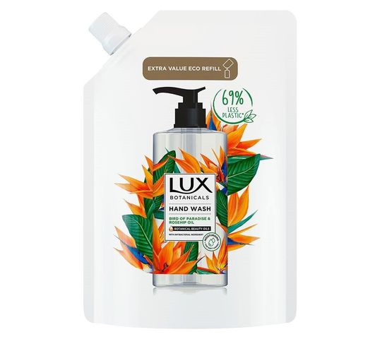 Lux Botanicals Mydło w płynie Bird of Paradise & Rosehip Oil zapas (500 ml)