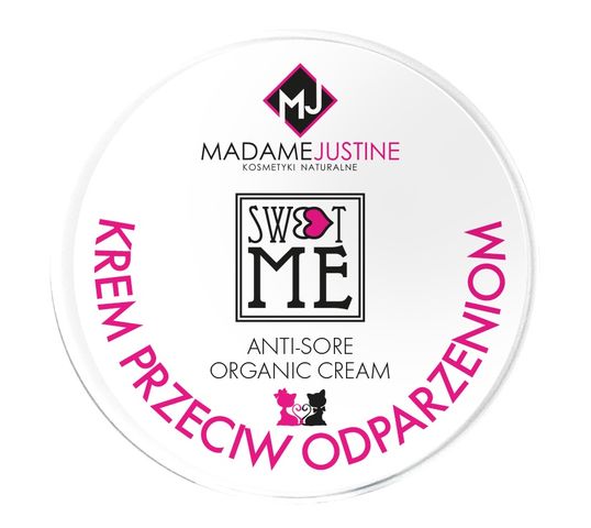 Madame Justine Sweet Me Anti-Sore Organic Cream krem przeciw odparzeniom 50ml
