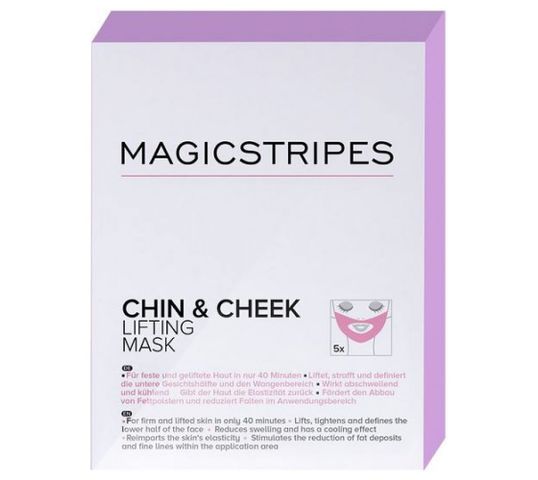 Magicstripes Chin & Cheek Lifting Mask maseczka liftingująca podbródek i policzki 5szt