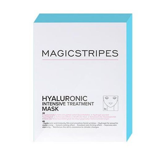 Magicstripes Hyaluronic Intensive Treatment Mask maska do twarzy kuracja hialuronowa 3szt