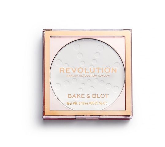 Makeup Revolution Bake & Blot – prasowany puder matujący (1 szt.)