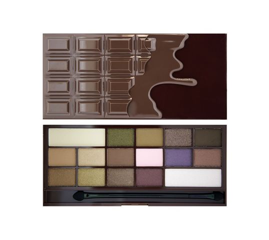 Makeup Revolution I Heart Chocolate – paleta cieni do powiek (22 g)