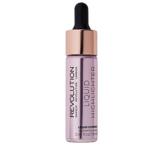 Makeup Revolution Liquid Highlighter – rozświetlacz w płynie Liquid Ethereal (18 ml)