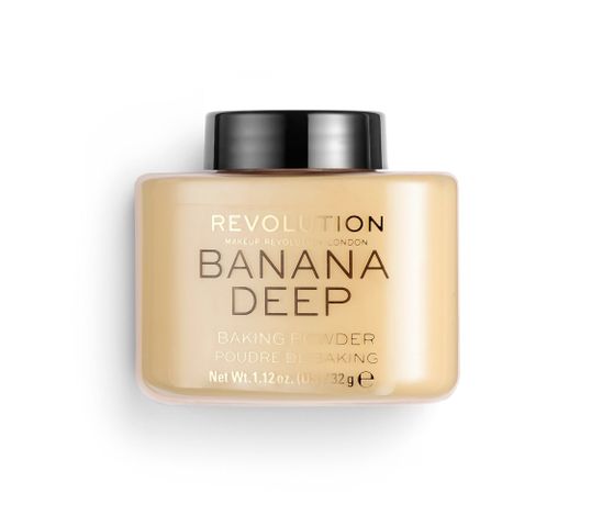 Makeup Revolution Loose Baking Powder – puder sypki Banana Deep (32 g)