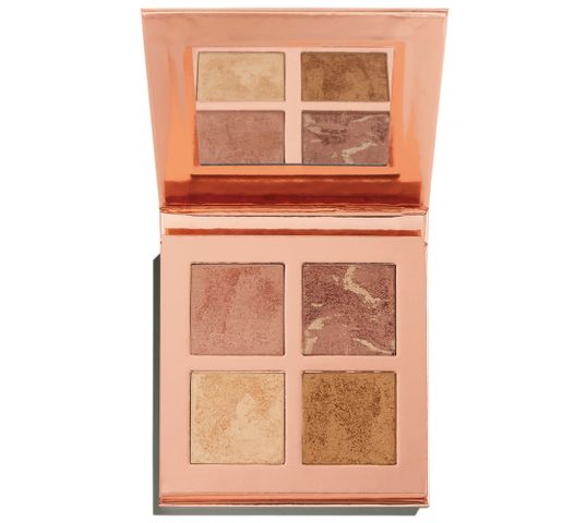 Makeup Revolution  Face Quad Ignite – paleta rozświetlaczy (1 szt.)