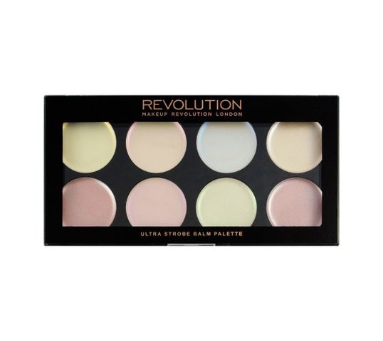 Makeup Revolution Ultra Strobe Balm Palette - paleta kremowych rozświetlaczy (12 g)
