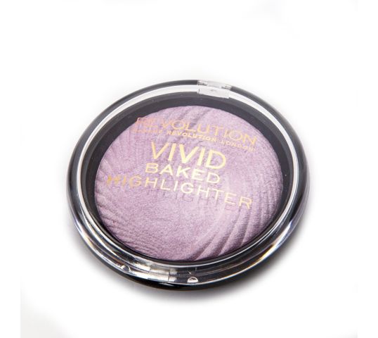 Makeup Revolution Vivid Baked - rozświetlacz do twarzy Pink Lights (7.5 g)