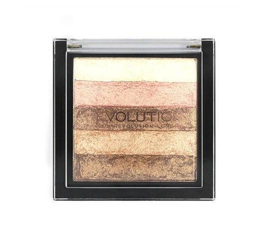 Makeup Revolution Vivid Shimmer Brick Radiant - paletka bronzerów i rozświetlaczy (7 g)