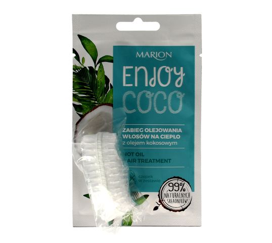 Marion Enjoy Coco – zabieg olejowania włosów na ciepło z olejem kokosowym (20 ml)