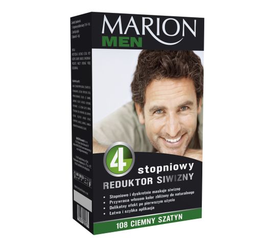 Marion Men – reduktor siwizny nr 108 ciemny szatyn (60 ml)