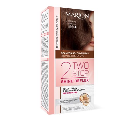 Marion Two Step Shine Reflex – szampon koloryzujący nr 402 Truflowe Paso Doble  (1 op.)