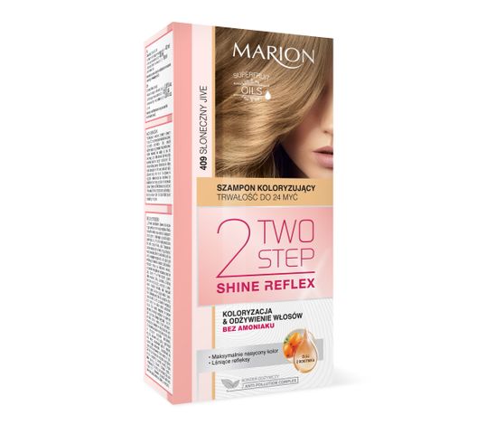 Marion Two Step Shine Reflex – szampon koloryzujący nr 409 Słoneczny Jive  (1 op.)