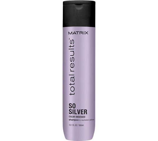 Matrix Total Results So Silver Color Obsessed Shampoo szampon neutralizujący żółte odcienie 300ml