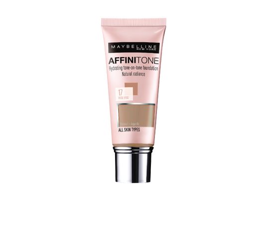 Maybelline Affinitone Podkład do twarzy nr 17 Rose Beige - tuba 30 ml