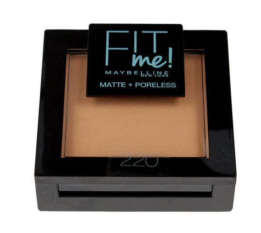 Maybelline Fit Me! - puder kompaktowy Matte+Poreless nr 220 Natural Beige (9 g)