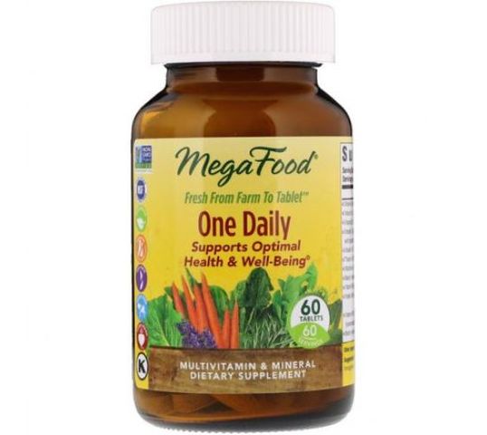 Mega Food One Daily organiczna multiwitamina dla mężczyzn suplement diety 60 tabletek