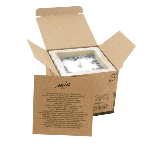 Mia Box Świeca sojowa betonowa - antykomarowa (150 g)