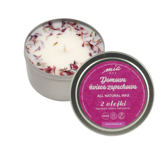 Mia Box Domowa Świeca zapachowa 2 olejki - MENOPAUZA (190 g)