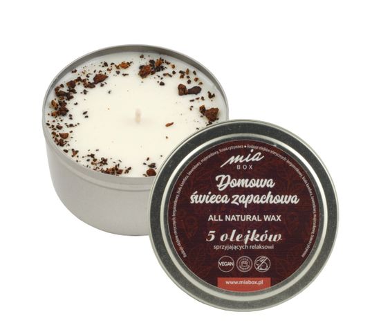 Mia Box Domowa Świeca zapachowa 5 olejków - RELAKSACYJNA (190 g)