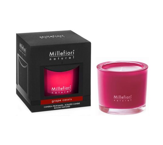 Millefiori Natural Fragrance Candle świeca zapachowa Grape Cassis 180g