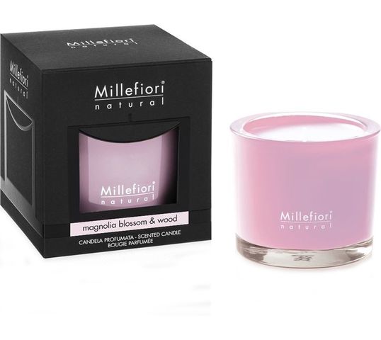 Millefiori Natural Fragrance Candle świeca zapachowa Magnolia Blossom & Wood 180g