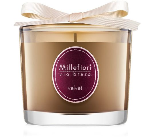 Millefiori Via Brera Fragrance Candle świeczka zapachowa Velvet 180g
